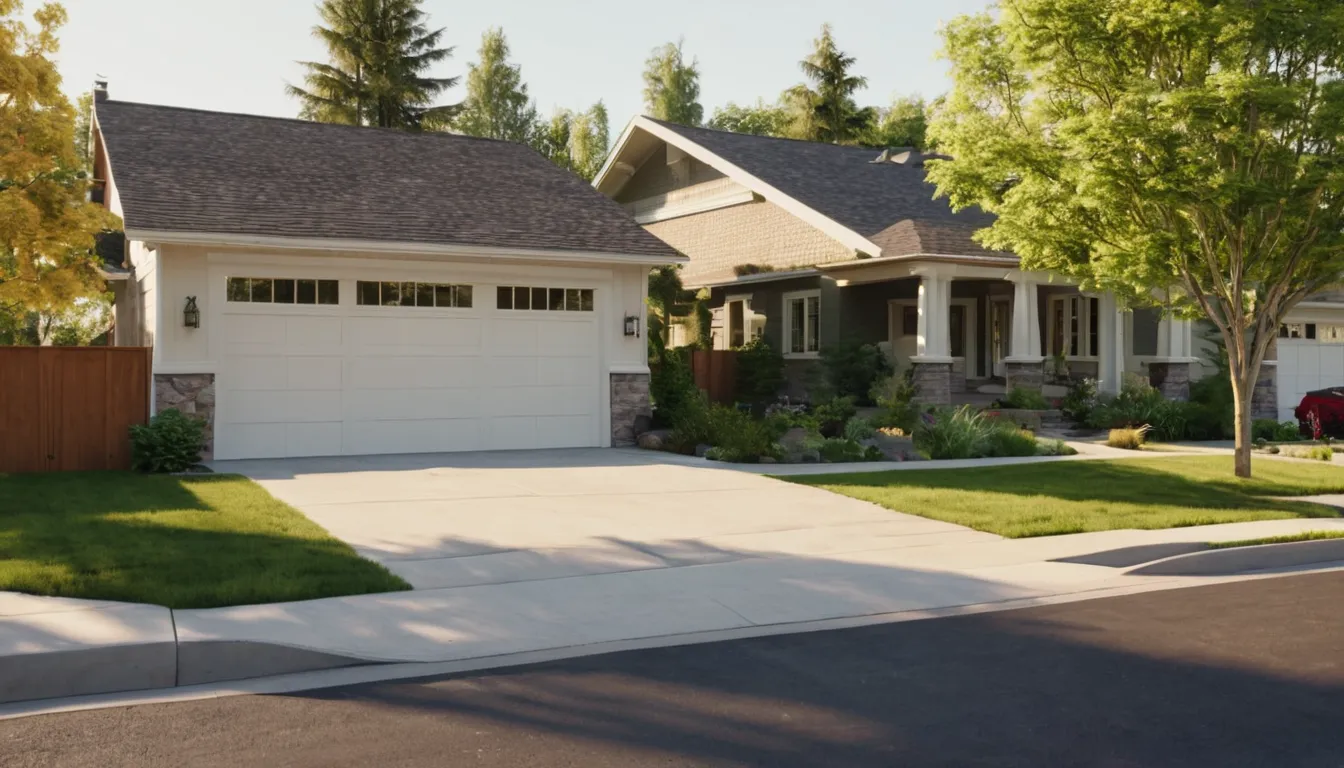 Ranch-style home with a garage door in St. Charles